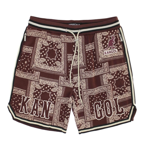 Kangol Boxed Out Paisley Shorts Sz L - Picture 1 of 4